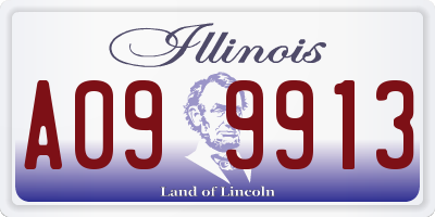 IL license plate A099913