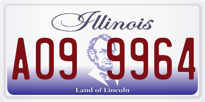 IL license plate A099964