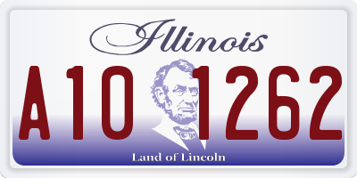IL license plate A101262