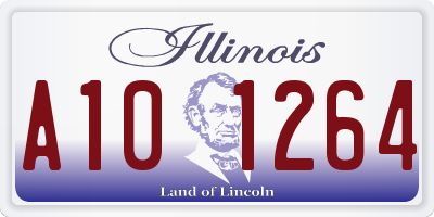 IL license plate A101264