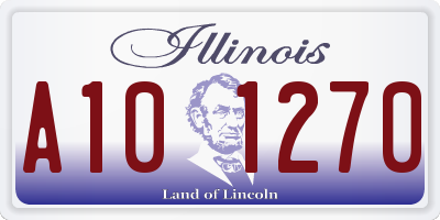 IL license plate A101270