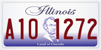 IL license plate A101272