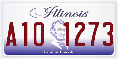 IL license plate A101273