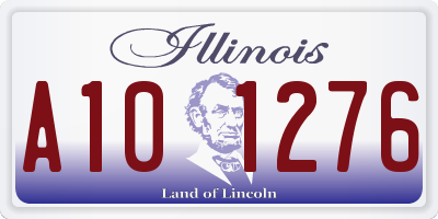 IL license plate A101276