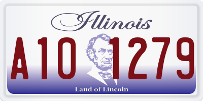 IL license plate A101279