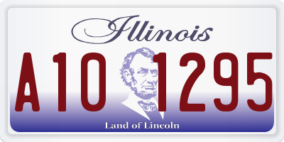 IL license plate A101295