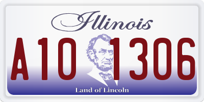 IL license plate A101306