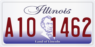 IL license plate A101462