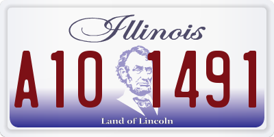 IL license plate A101491
