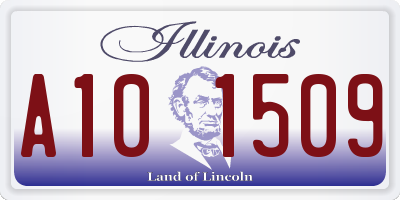 IL license plate A101509