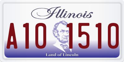 IL license plate A101510