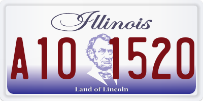 IL license plate A101520