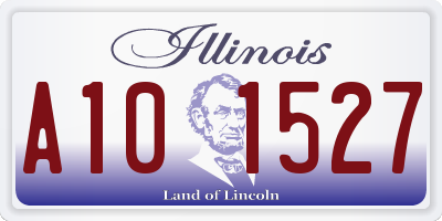 IL license plate A101527