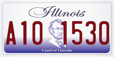 IL license plate A101530