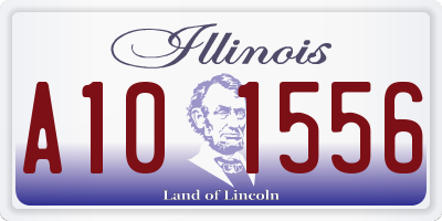 IL license plate A101556