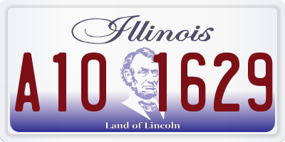 IL license plate A101629