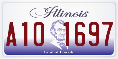 IL license plate A101697