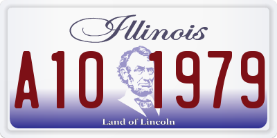 IL license plate A101979