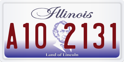 IL license plate A102131