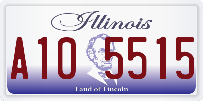 IL license plate A105515