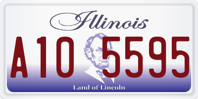 IL license plate A105595
