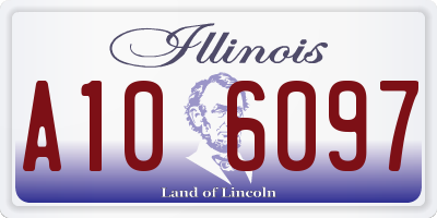 IL license plate A106097