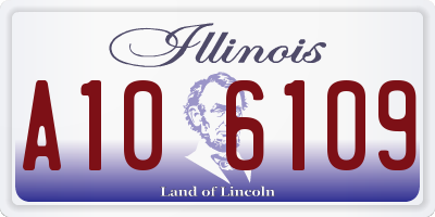 IL license plate A106109