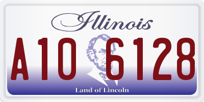 IL license plate A106128