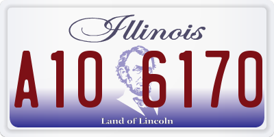 IL license plate A106170