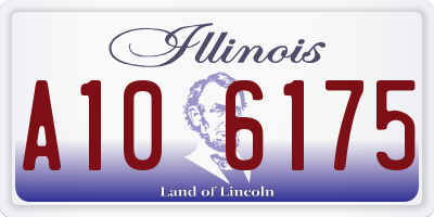 IL license plate A106175