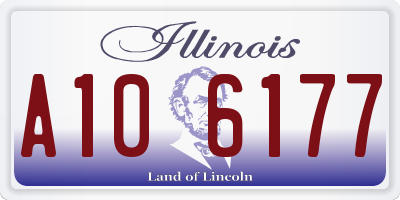 IL license plate A106177