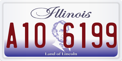 IL license plate A106199