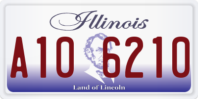IL license plate A106210