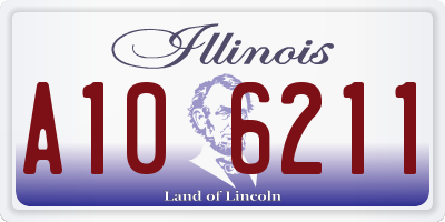 IL license plate A106211
