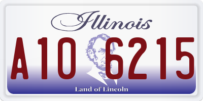 IL license plate A106215