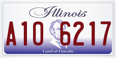 IL license plate A106217