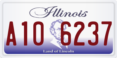 IL license plate A106237