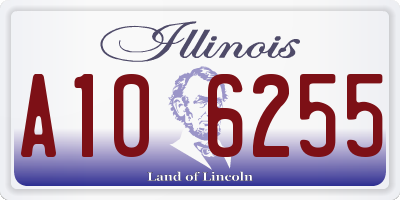 IL license plate A106255