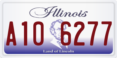 IL license plate A106277