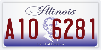 IL license plate A106281