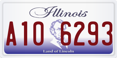 IL license plate A106293