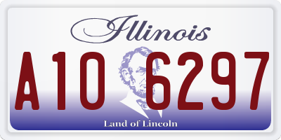 IL license plate A106297