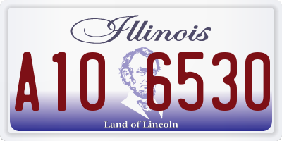 IL license plate A106530