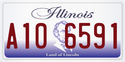 IL license plate A106591