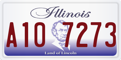 IL license plate A107273