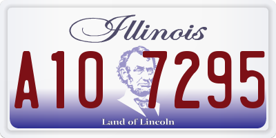 IL license plate A107295