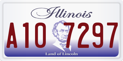 IL license plate A107297