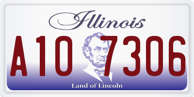 IL license plate A107306