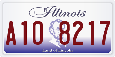 IL license plate A108217