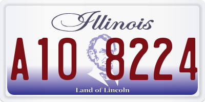 IL license plate A108224